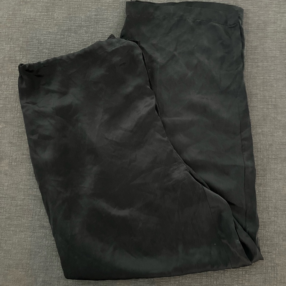 Perry Ellis Men’s Black 100% Silk Lounge Sleep Pants Sz L - Picture 3 of 6